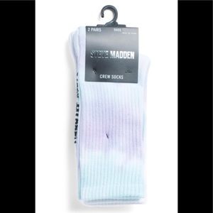 Steve Madden 2 pk. Tie Dye Crew Socks